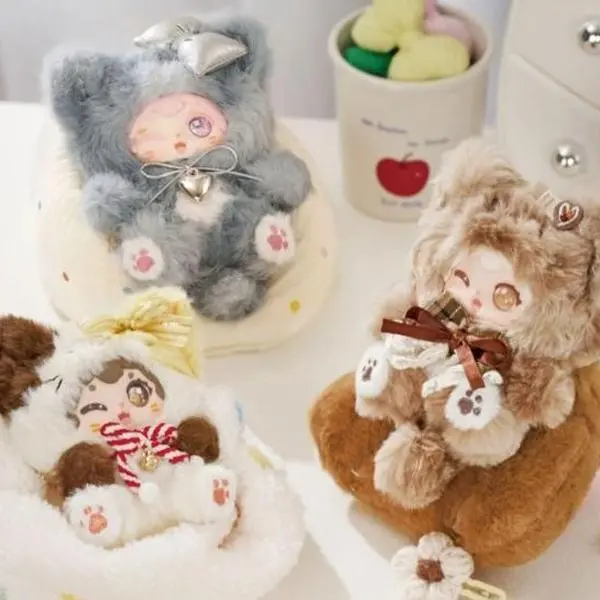 POKA Fluffy Collection Plush Blind Box PAP Toys - Collector Hobby Box, Collectible Pack, Special Container for Hobby Enthusiasts, A Box