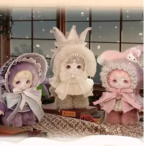 Mijuan‘s Fluffy Dreamland Series Blind Box ,Cute Plush Toy Collection, Mystery Figure for Display & Gifts，Super Soft Stuffed Dolls for Home Desk Decor, Unique Gift for Kids & Adults