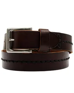 Brothers And Sons Men's Center Woven Detailed Belt - Basafa23bt2