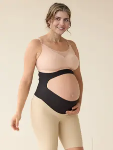 Momcozy Pregnancy Belly Band YB001 & YB002, CozySupport Ergonest Maternity Belly Band, Invisible Pregnancy Belt for Back, Abdomen, Waist,A