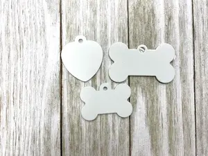 Sublimation Aluminum Pet ID Tag