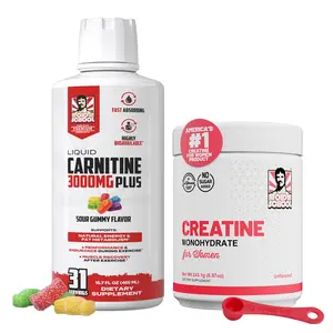 Get Lean Bundle - Creatine Monohydrate for Women with Collagen & Liquid L-Carnitine 3000 mg Get Lean Bundle - Creatine Monohydrate for Women with Collagen & Liquid L-Carnitine 3000 mg