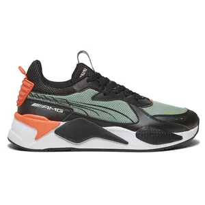 PUMA Mens Mercedes Amg Petronas F1 X Rs X Lace Up Sneakers Shoes Casual - Green