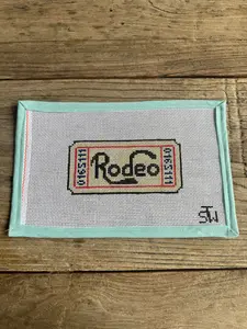 Rodeo Ticket Canvas