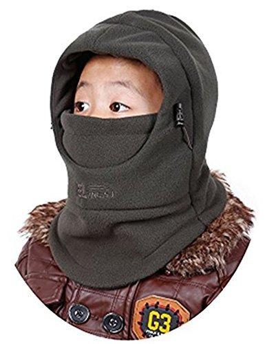 JointlyCreating Children's Balaclava Hat - Thick Thermal Windproof Ski Cycling Face Mask Caps Hood Cover Adjustable Cap for Kids