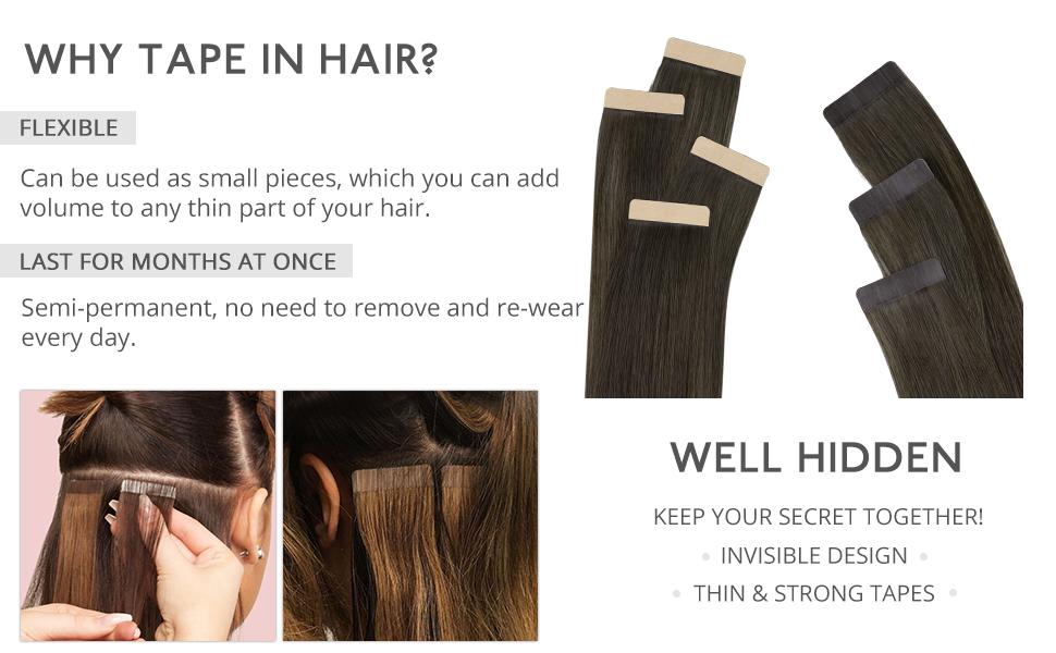 WENNALIFE Tape in Hair Extensions 20pcs to 40pcs Ash to Golden and Platinum Blonde Remy Human Hair  Skin Weft Tape Extensions Human Hair