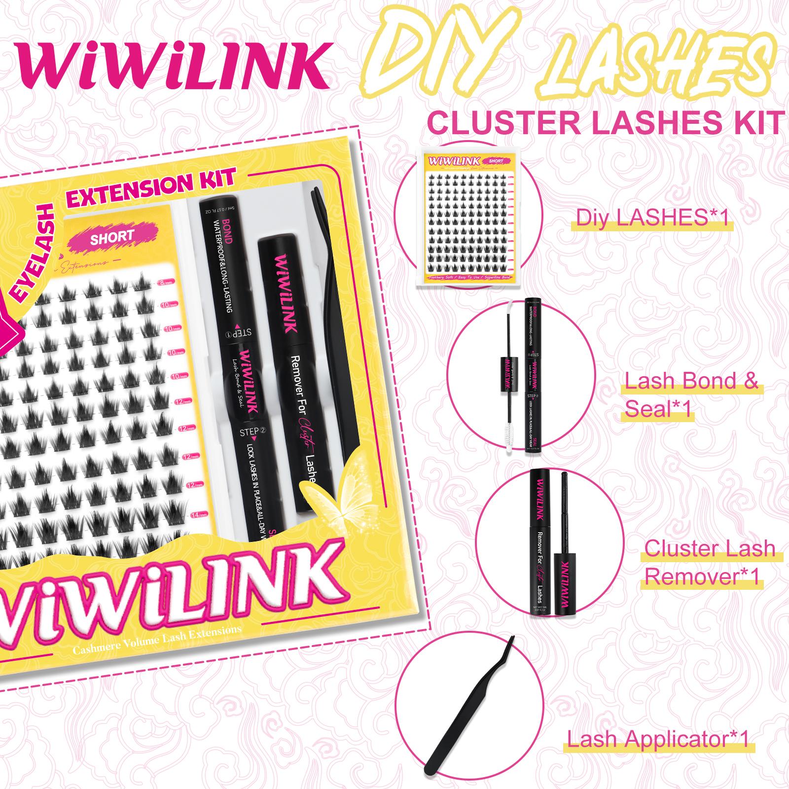 WiWiLink Short Manga Lashes, California Sunset Short, Freya Short | Cluster C/D Curl Extension Kit | 8-14mm Lash Clusters with Bond, Seal, Remover - Ultra-Thin Transparent Bands | Magic Anime False Eyelash Extension Kit dealsforyoudays WiWiLink Short Manga Lashes, California Sunset Short, Freya Short | Cluster C/D Curl Extension Kit | 8-14mm Lash Clusters with Bond, Seal, Remover - Ultra-Thin Transparent Bands | Magic Anime False Eyelash Extension Kit dealsforyoudays