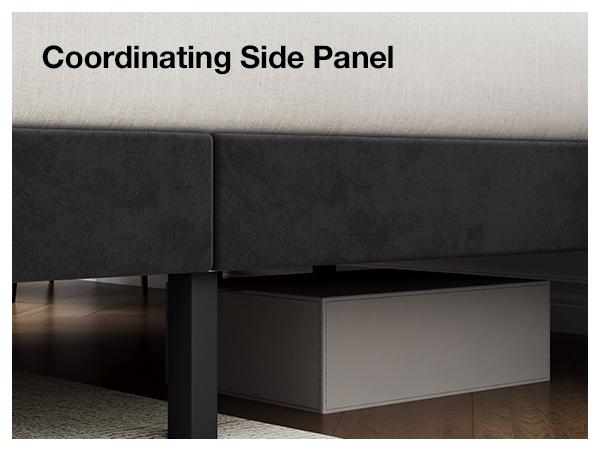 Novilla Bed Frame with Piano Keys Headboard and Footboard, Metal Platform Bed Frames Twin/Full/Queen/King Size, No Box Spring Needed, Easy Assembly, Steel Slats Support,Holiday Haul