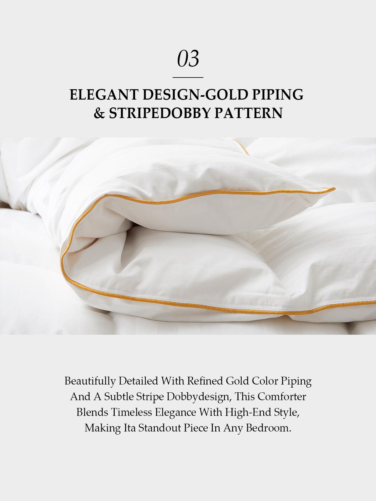 PEACE NEST 100% Egyptian Cotton 500TC All Season Goose Down Comforter Natural Hungarian Down Made in Germany Fill Year-round Warmth 1000 Fill Power Machine Washable Soft & Cozy Bedding PEACE NEST 100% Egyptian Cotton 500TC All Season Goose Down Comforter Natural Hungarian Down Made in Germany Fill Year-round Warmth 1000 Fill Power Machine Washable Soft & Cozy Bedding