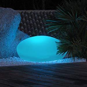 Hoodink Solar Garden Lights Outdoor Glow Cobblestone Shape Lamp Garden Decor Light-White & RGB Light Waterproof Landscape Night Lights for Lawn/Patio/Path Hoodink Solar Garden Lights Outdoor Glow Cobblestone Shape Lamp Garden Decor Light-White & RGB Light Waterproof Landscape Night Lights for Lawn/Patio/Path