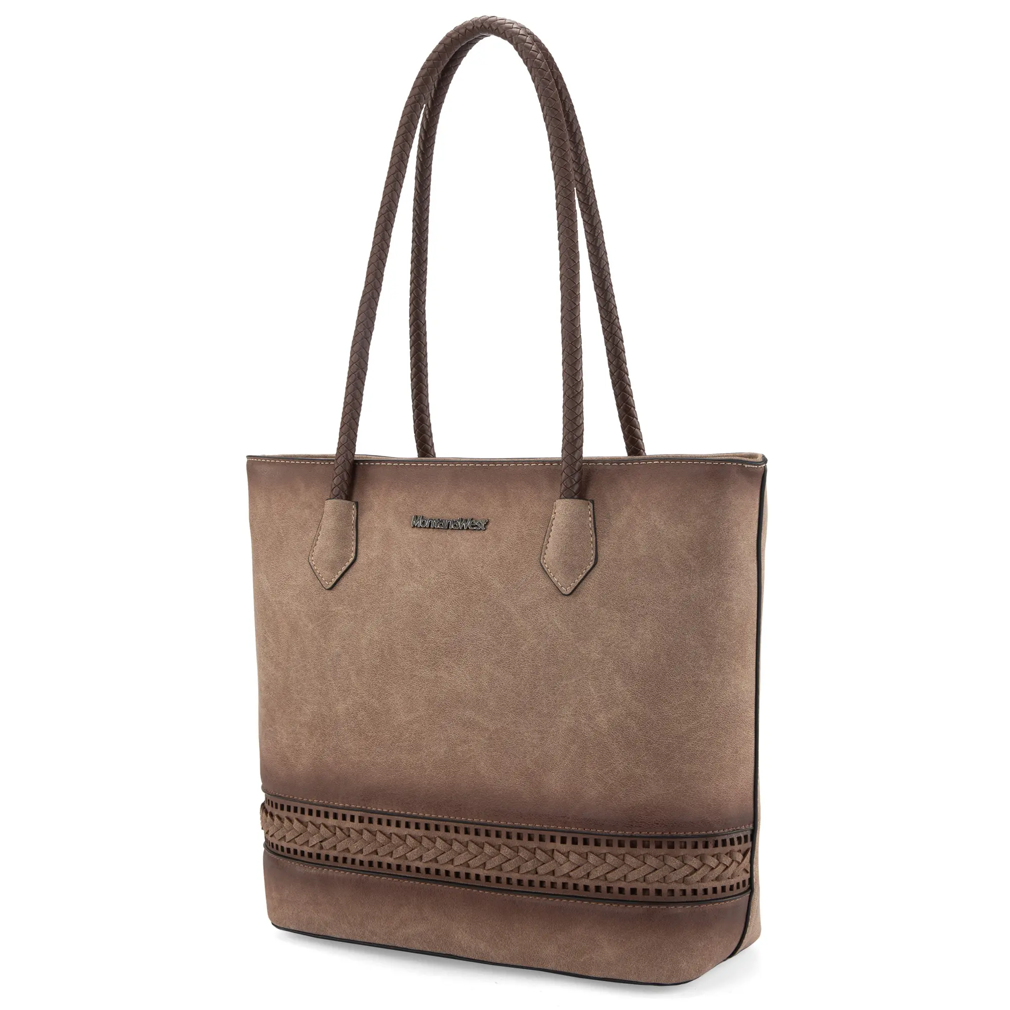 Montana West Large Handbags for Women Tote Bag with Zipper Top-handle Shoulder Bag