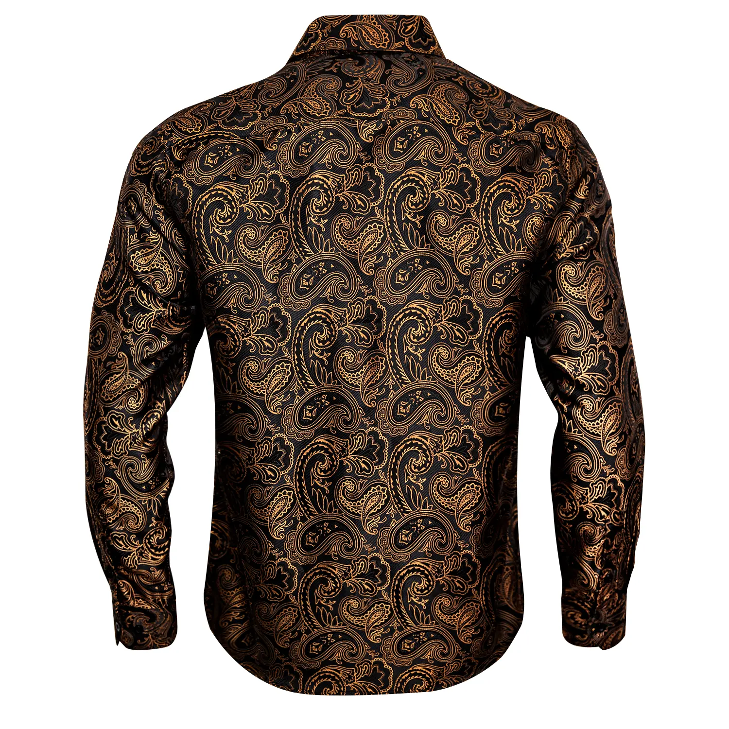 AILISUS Men's Paisley Black Gold Jacquard Long Sleeve Dress Shirt Plus Size Breathable Anti-wrinkle Button Down Prom Shirt Luxury Formal Casual Shiny Soft Stylish Regular-Fit Business Tops New In - TikTok Shop AILISUS Men's Paisley Black Gold Jacquard Long Sleeve Dress Shirt Plus Size Breathable Anti-wrinkle Button Down Prom Shirt Luxury Formal Casual Shiny Soft Stylish Regular-Fit Business Tops New In - TikTok Shop