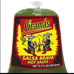 3 Bolsas De Picamas Salsa Braba verde