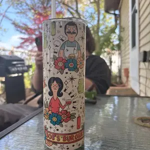 Bobs Burgers Tumbler, Vintage Gift For fans Tumblers Metal Mugs  Ceramic