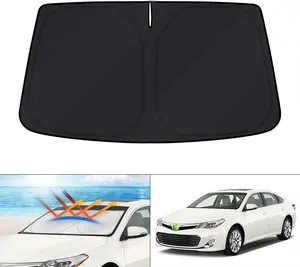 Canvcle Custom Fit Windshield Sun Shade for 2013-2018 Toyota Avalon Accessories Window Shield Cover Sun Visor Protector Foldable UV Sunshade Keep Your Car Cooler