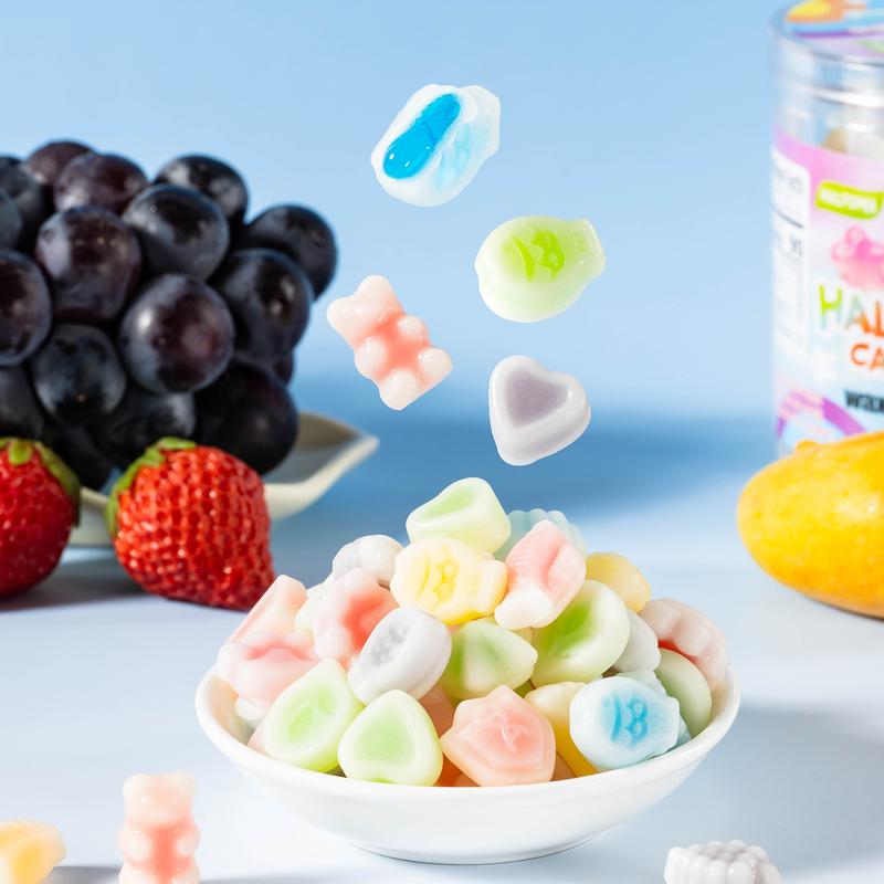 【Buy 1 Get 1 Free】Mini Wax Bottle Candies Mixed Jam Flavors Cute Shapes