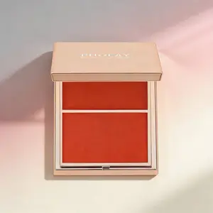 PHOFAY Sweet Pink Double-Take Blush Duo - 6.5g Smooth Weightless Cream & Powder for Natural Contouring and Warmth