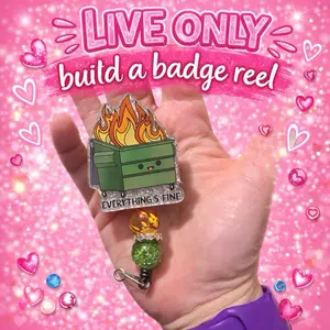LIVE ONLY custom badge reels