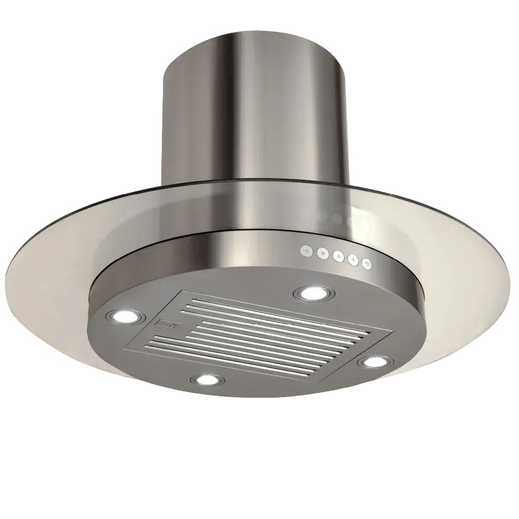 Island Range Hood with powerful 550 True-CFM in 36-inch, Stainless Steel | Elite Dream Home Brand New Series| PLSI 575G