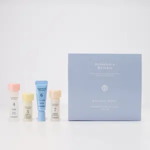 Domohorn Wrinkle Essential 4 3 Days Set - Hydrating & Replenishing Skincare Ritual for Dry Delicate Skin - Travel-Friendly Trial Size