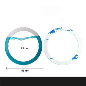 Ultra-Thin Magnetic Ring, Strong Magnet Metal Mount, Premium Metal Adhesive Ring for MagSafe Phone Accessories