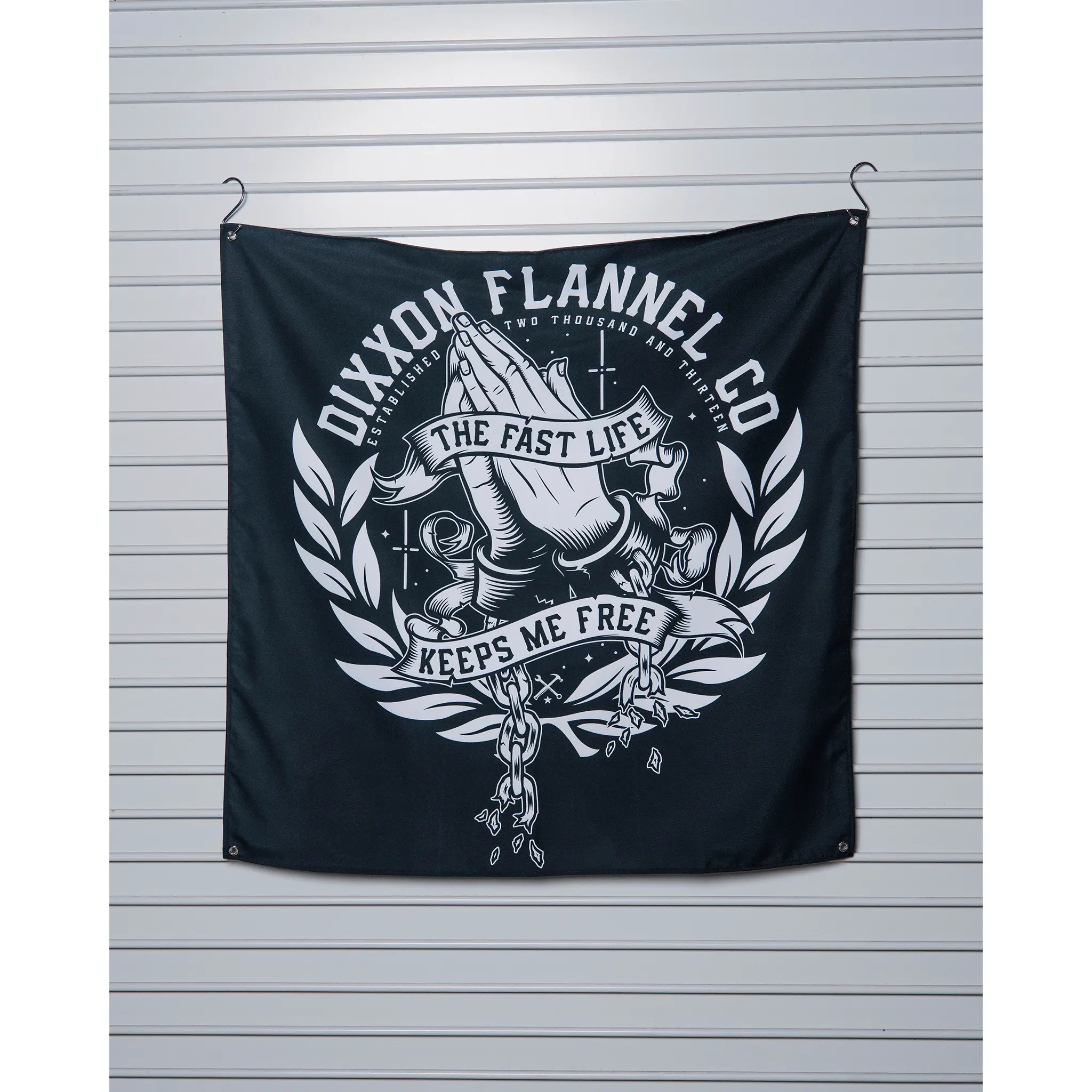 Fast Life Garage Banner - 36" x 36"
