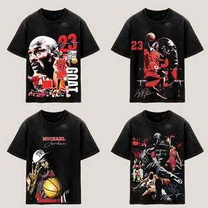 [Collection] Michael Jordan MJ23 For Jordan Fans Premium Washed Cotton T-Shirt (Made In US), His Airness Hoop Fans Shirt, Bulls Nation Game Day Outfits, Gift For Basketball Fans, Basketball Graphic Tee