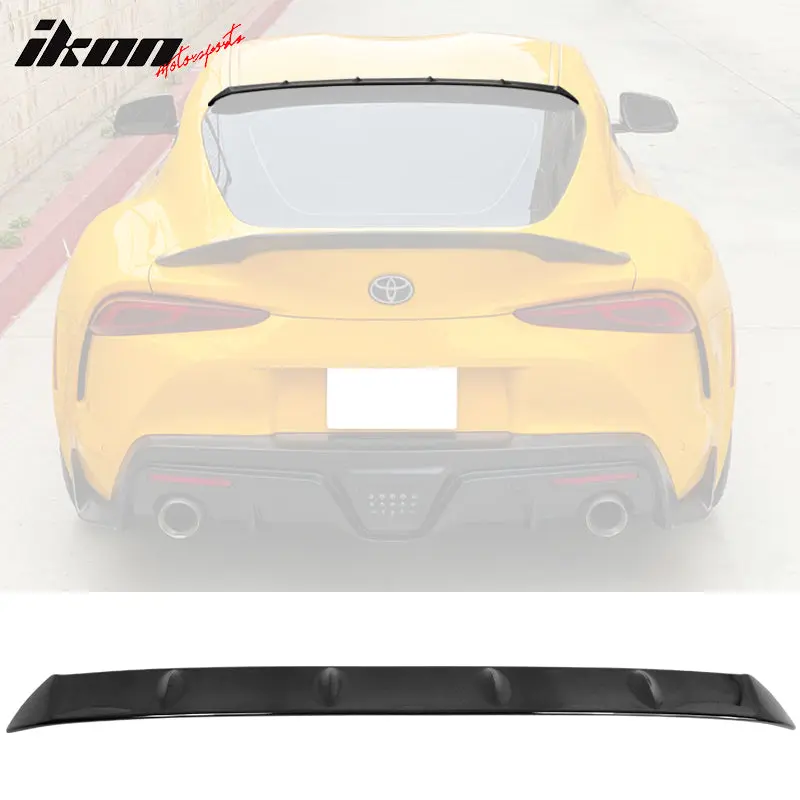 Roof Spoiler for Toyota GR Supra MK5 V2 2020-2026 Painted Black #202 ABS