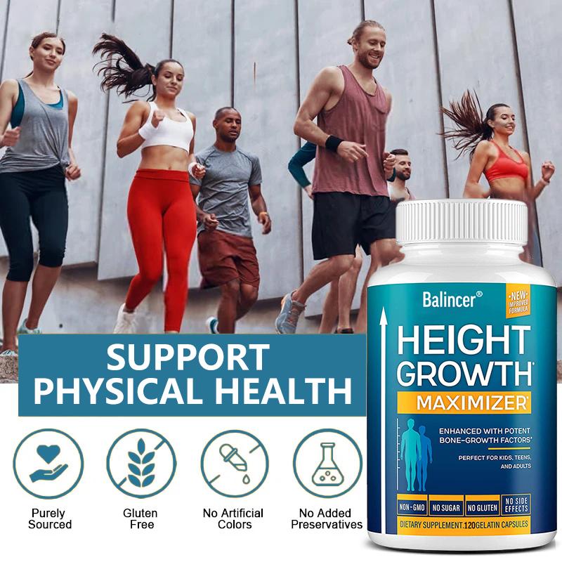 Balincer Height Growth Health Supplement, Supports Calcium Absorption, Supports Bone and Muscle Health