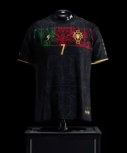 Portugal Black Panther Jersey Ronaldo #7 – 2026 Special Edition Football Shirt – CR7 Soccer Jersey Black Gold – Men Women Unisex Streetwear Futbol Kit