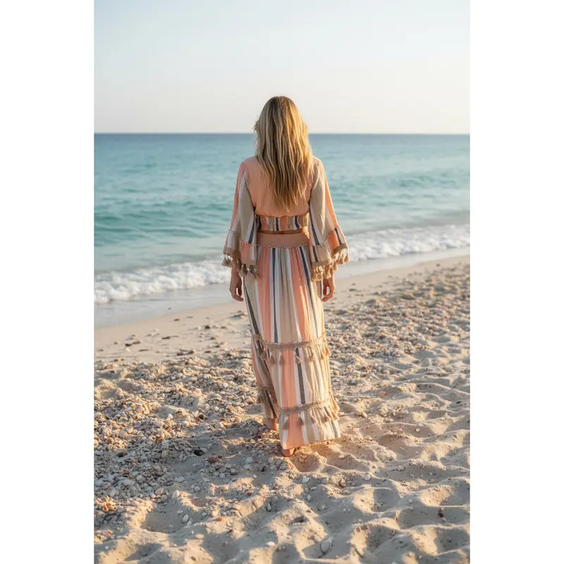beach festival dress Beach Boho Kimono - Cover up - Rave and Festival Outfit main image 0