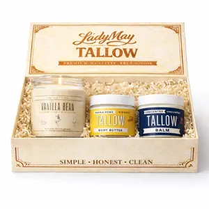 The  PERFECT Teacher's  Gift Box - Grass-Fed Tallow Skincare & Candle Set