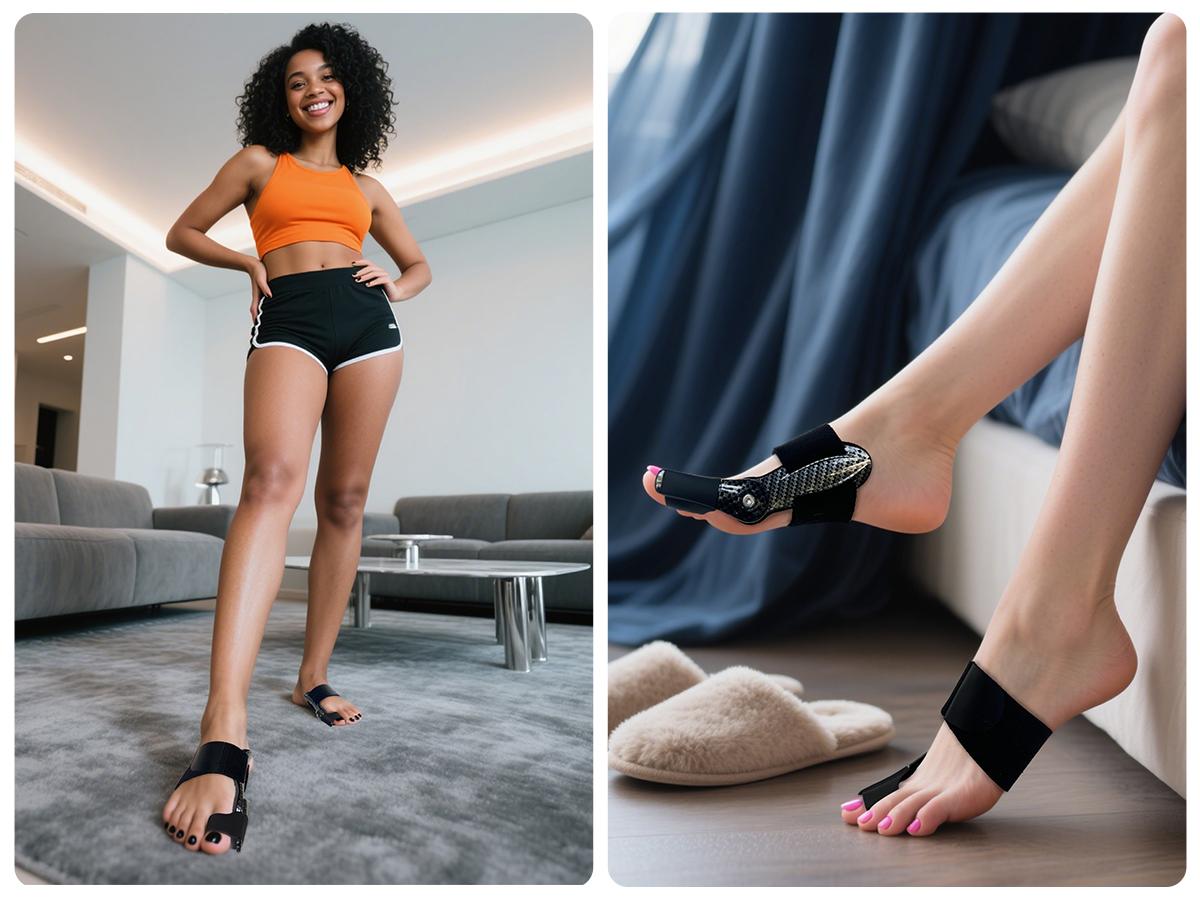 Bunion Corrector for Women Men Big Toe: Auto-Adaptive Bunion Relief for Big Toe Straightener - Orthopedic Bunion Splint for Pain Relief - Hallux Valgus Correction for Day/Night Support