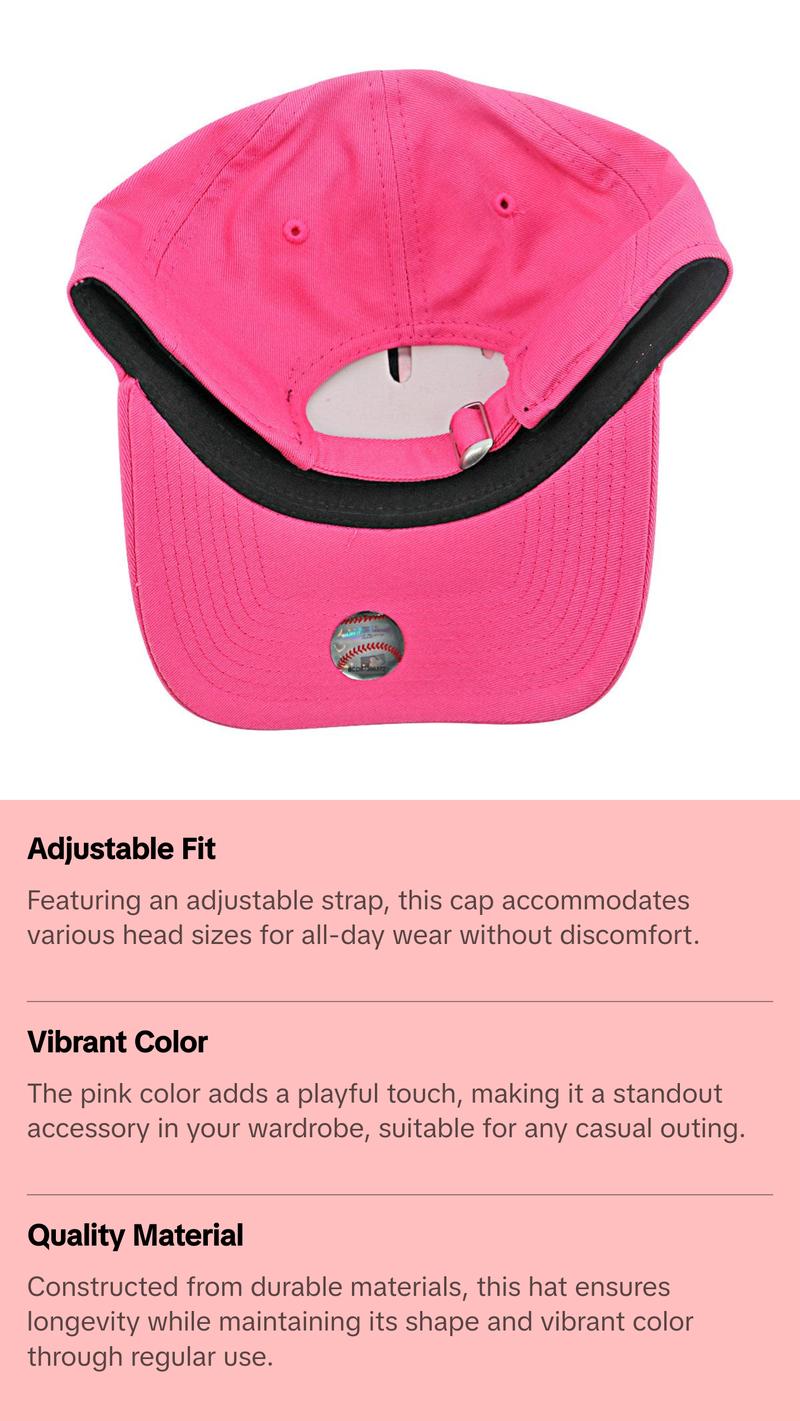 New York Yankees New Era Baseball Hat Cap 9TWENTY Women's Adjustable Pink