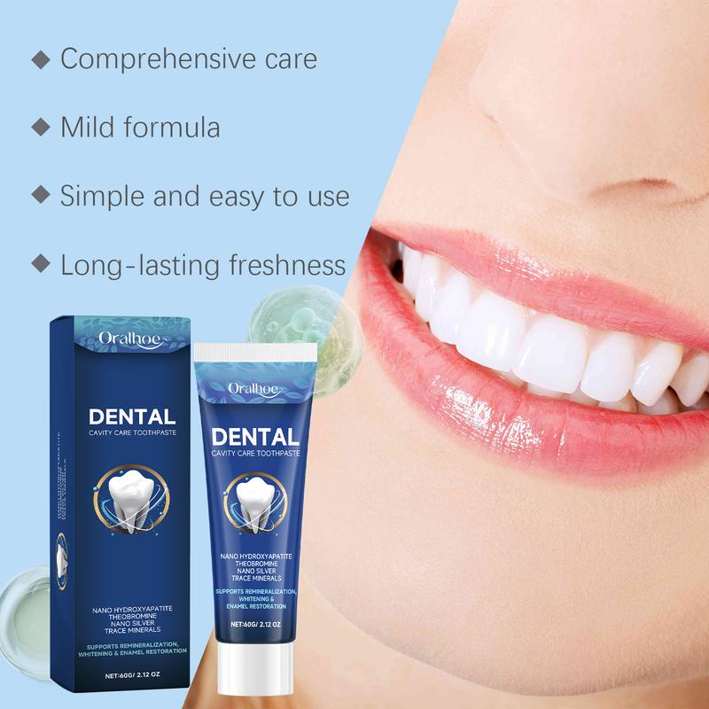 8pc Fluoride-Free Hydroxyapatite Tooth Armor Drops + Cavity Care Toothpaste + Whitening Toothbrushes | Enamel Repair, Cavity Care, Whitening & Fresh Breath | Gentle Oral Care for Sensitive Teeth & Gum Deep Cleaning teeth whitening & oral care products