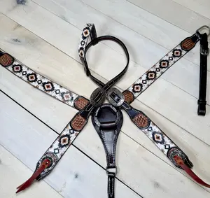 Desert Aztec Basketweave Tack Set