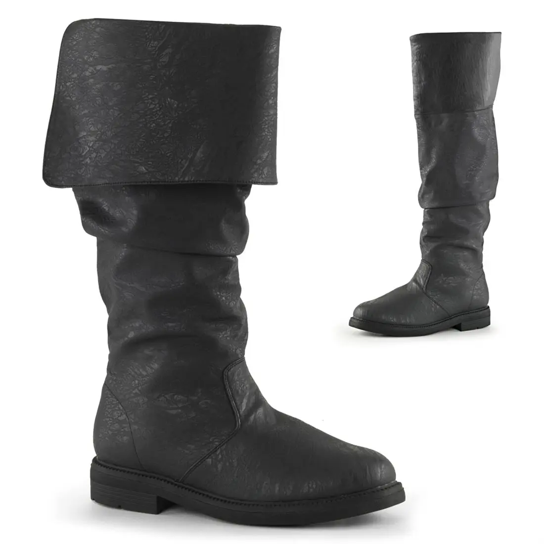 Women's Soft Robinhood-100 Boot, Women's Leather Footwear, Black Vegan Leather Shoe