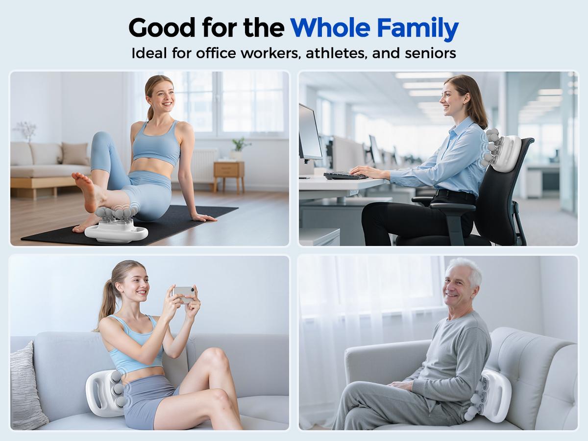 FEIERDUN 16-Head Massage Gun Set, 8 Modes & 50 Intensities Deep Tissue Percussion Massager, Portable Handheld Electric Tool for Muscle Relief, Ideal Gift for Office Workers, Athletes, Seniors and Fitness Enthusiasts #SpringStatements