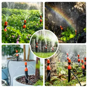 Automatic flower watering device atomizing spray nozzle garden balcony watering artifact drip irrigation sprinkler system