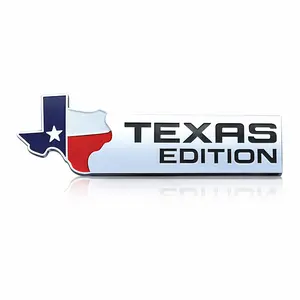 LoneStar Texas Emblem Car Decal - Premium PVC Waterproof & Weatherproof Unique Side Door Sticker Show Your Texas Pride