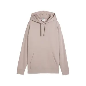 PUMA Womens Essentials Centered Cat Logo Relaxed Hoodie Casual Outerwear Casual - Pink