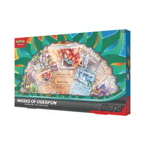 Pokemon TCG Masks of Ogerpon Premium Collection - 10 Booster Packs