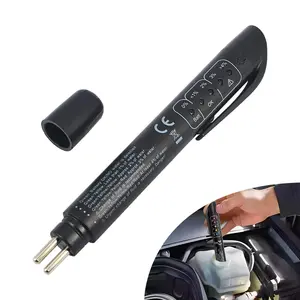 Joytutus Brake Fluid Tester Pen with 5 LED Indicators Universal Tool for Oil & Moisture Meters Quality Testing for Vehicle Maintenance