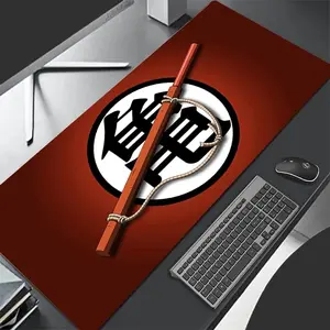 Viral Dragon Ball Power Pole Mouse Pad | Anime Symbol Desk Mat | Oversized Non-Slip Gaming Pad