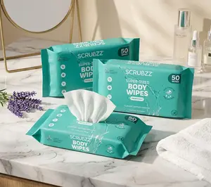 SCRUBZZ 3pk Extra Large Adult Wet Wipes SCRUBZZ 3pk Extra Large Adult Wet Wipes