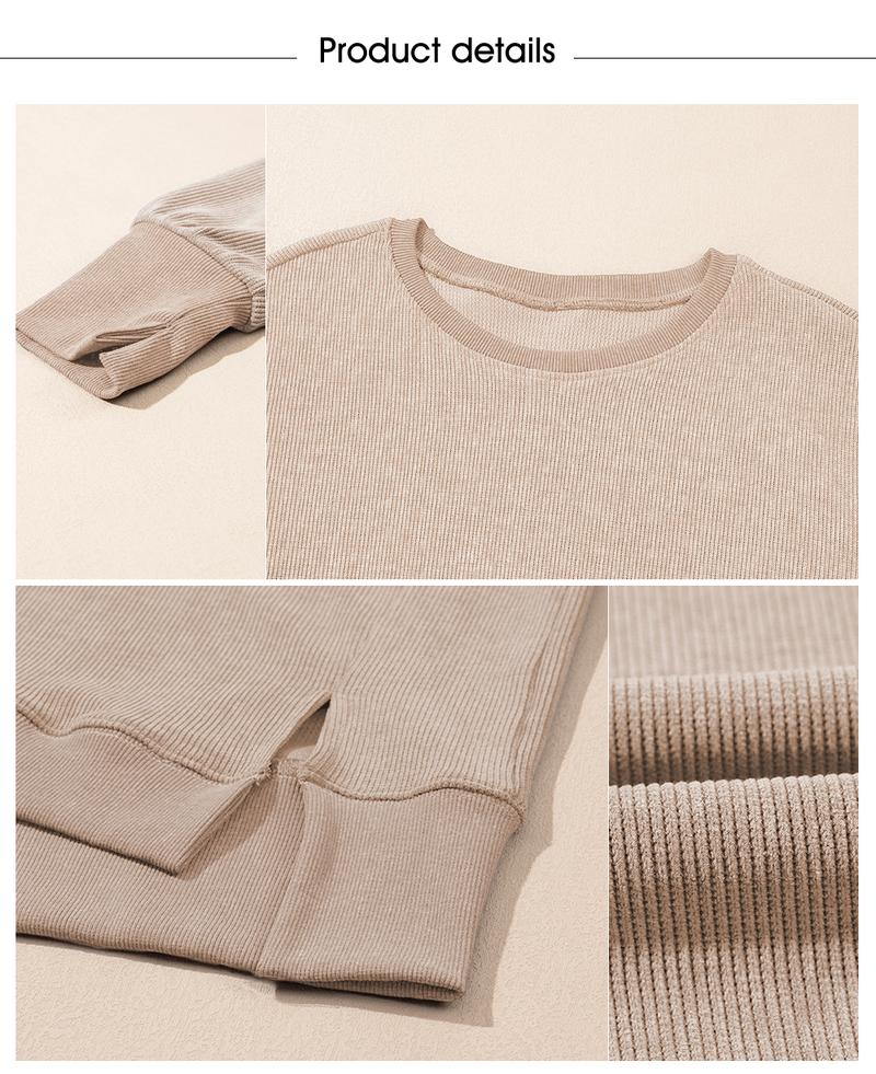 Aleumdr Plus Size Sweatshirt for Women Oversized Long Sleeve Crewneck Casual Loose Fall Fashion Outfits Tops(1X-5X)  Basic Pullover