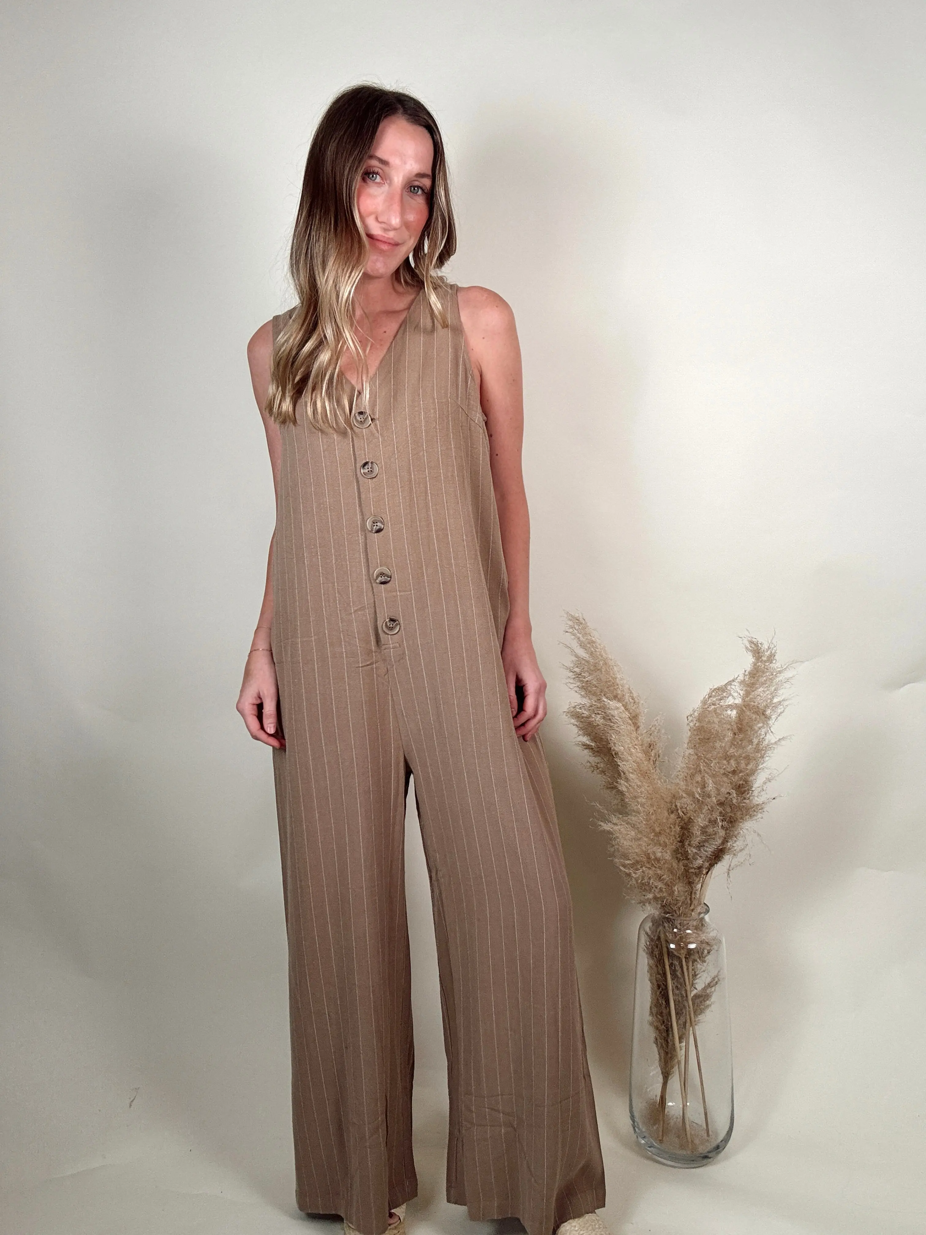 Skyline Striped Jumpsuit