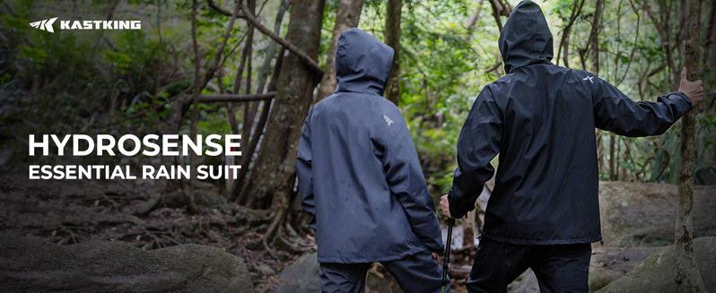 KastKing HydroSense Essential Waterproof Rain Suit for Men and Women, Lightweight, Durable Outdoor Gear for Fishing, Hiking