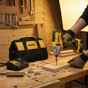 DCF850  Impact Brushless Cordless Electric Drill 20V  Lithium Driver electric screwdriver  Battery Torque tools Heavy Duty Hardware power detachable tire high torque