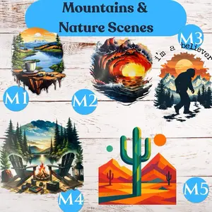 MOUNTAINS & NATURE SCENE– Build Your Own Custom Shirt!